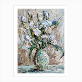 A World Of Flowers Iris 4 Painting Art Print