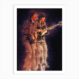 Spirit Of Paul Mccartney And George Harrison Art Print