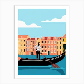 Gondola in Venice Italy Art Print