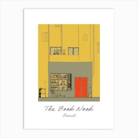 Beirut The Book Nook Pastel Colours 3 Poster Art Print