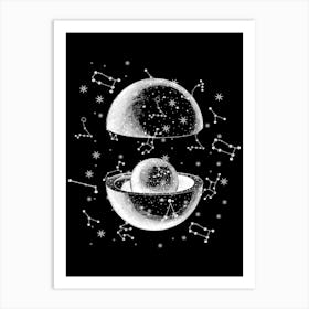 Saturn Planet Art Print