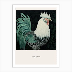 Ohara Koson Inspired Bird Painting Rooster 1 Poster Art Print