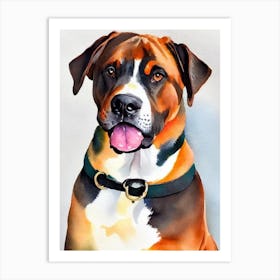 Cane Corso 2 Watercolour Dog Art Print