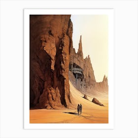 Dune Drawing Art Print