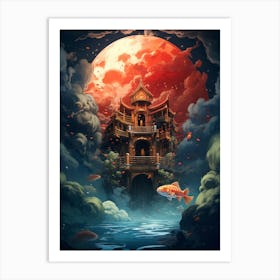 Chinese House Art Print