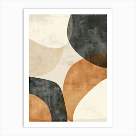 Poster Earthy Geo 8 Art Print