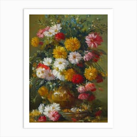 Daisies Painting 1 Flower Art Print