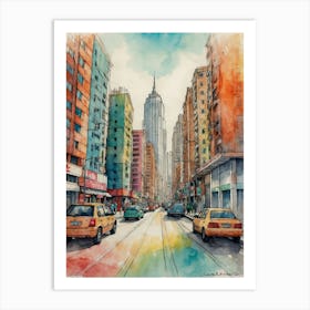 Hong Kong City 1 Art Print