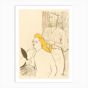 The Hairdresser (1893), Henri de Toulouse-Lautrec Art Print