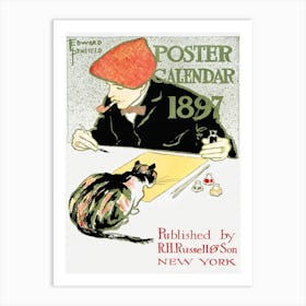 Poster Calendar (1897), Edward Penfield Art Print