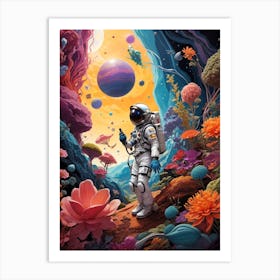 Astro Planet 2 Art Print