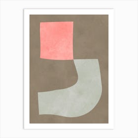 Expressive abstract shapes 11 Art Print