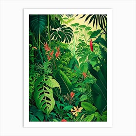 Majestic Jungle 5 Botanical Art Print