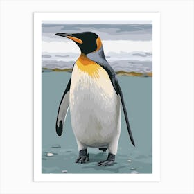 King Penguin St Art Print