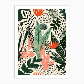 Tropical Pattern 1 Art Print