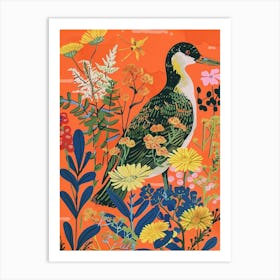 Spring Birds Grebe 1 Art Print