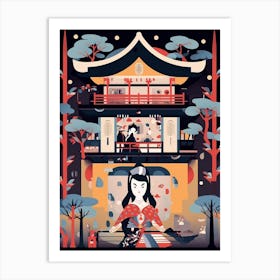 Kabuki Theater Japanese Style 10 Art Print
