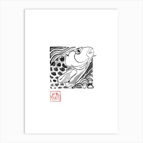 Koi Fish Art Print