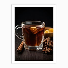 Hot Tea With Cinnamon And Anise Art Print