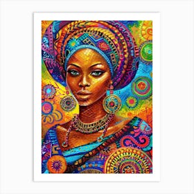 African Woman 141 Art Print