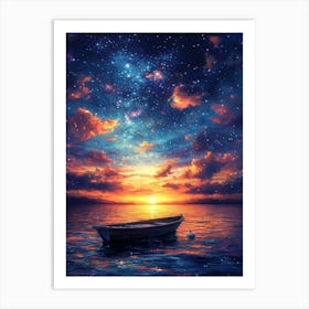 Starry Sky 5 Art Print