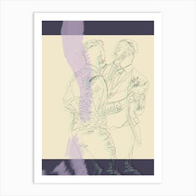 Two in Love Art Print