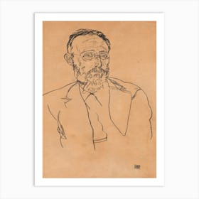 Heinrich Gomperz, University Prof; Dr.Philosopher, Egon Schiele Art Print