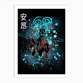 Aang Avatar The Last Airbender Art Print