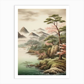 Japanese Landscape 17 Art Print