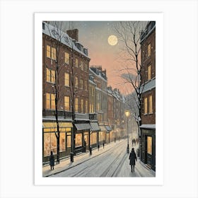 London In Winter Art Print