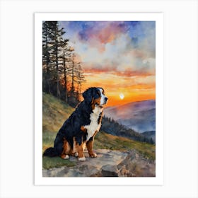 Pending Sunsset Art Print