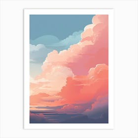 Beautiful Clouds Art Print (5) Art Print