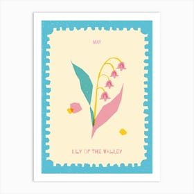May Birthmonth Flower Lily Of The Valley Art Print