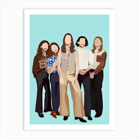 Blossoms Print | Blossoms Band Print Art Print