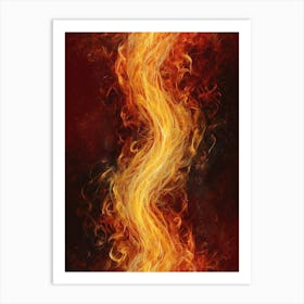 Flames Of Fire 1 Art Print