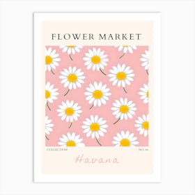 Flower Market Havana 1 Art Print