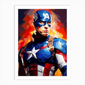 Captain America 8 Art Print