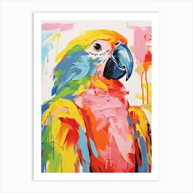 Colourful Bird Painting Parrot 1 Art Print