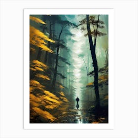 Forest In Autumn 1 Art Print