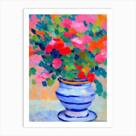 Pocillopora Matisse Inspired Flower Art Print