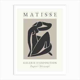 Matisse Print Black Body Art Print