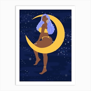 Moon Art Print