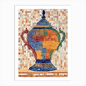 Mosaic Urn Art Print