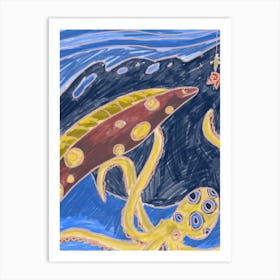 Octopus Art Print