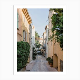 Street In Saint Tropez Art Print