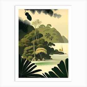 Ilha Grande Brazil Rousseau Inspired Tropical Destination Art Print