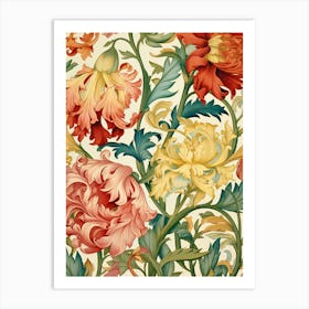 Floral Pattern 77 Art Print