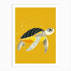 Yellow Sea Turtle 3 Art Print