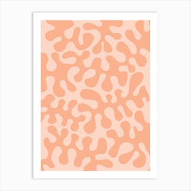 Peach Coral Art Print