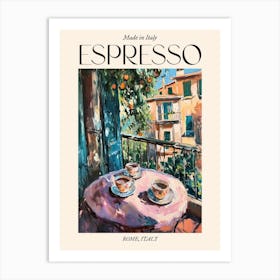 Rome Espresso Made In Italy 10 Poster Art Print